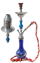 Egyptian hookah with wind cover